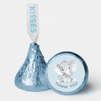 Cute Elephant Thank You  Hershey®'s Kisses®