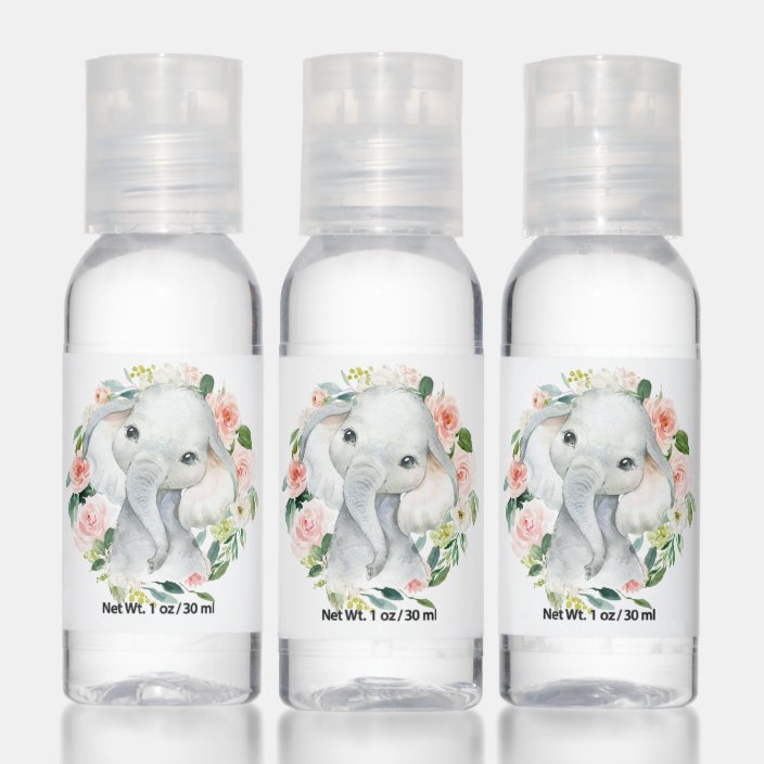 baby girl elephant themed baby shower