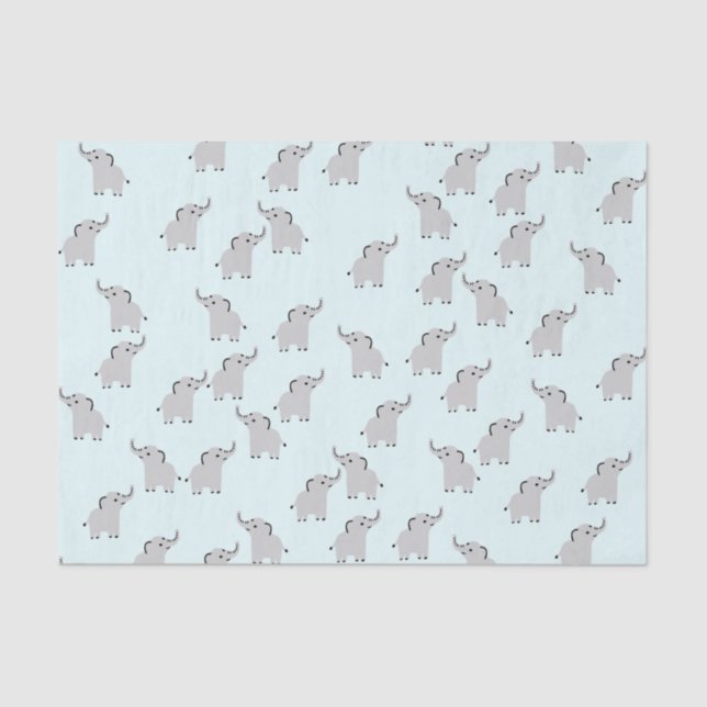 Cute Elephant Tissue Paper (Front)
