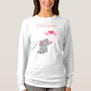 Cute elephant valentine's day T-Shirt