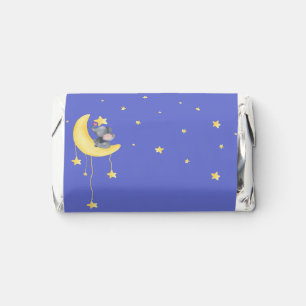 Cute Elephant With Little Butterfly Baby Shower Hershey's Miniatures