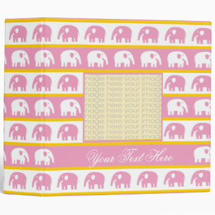 Cute Elephants Binders