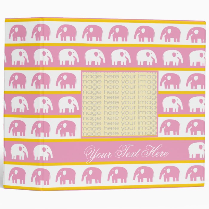 Cute Elephants Binders