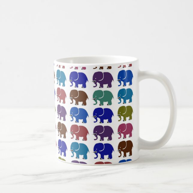 cute elephants coffee mug (Right)