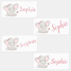 Elephant Labels | Zazzle
