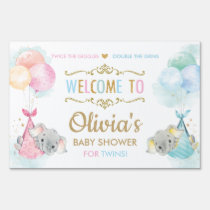 welcome baby girl twins
