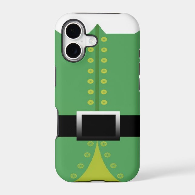Cute elf Christmas Iphone Case (Back)