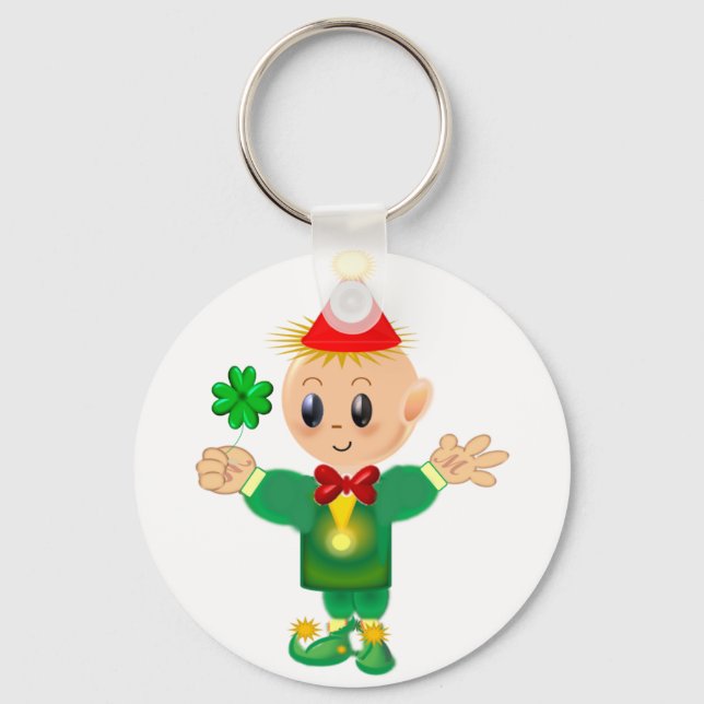 Cute elf keychain (Front)