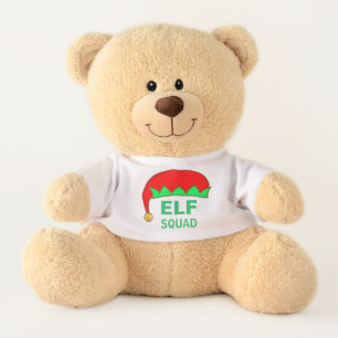 Cute elf squad teddy bear