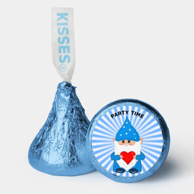 Cute Elf with Heart Party Hershey®'s Kisses® (Front)