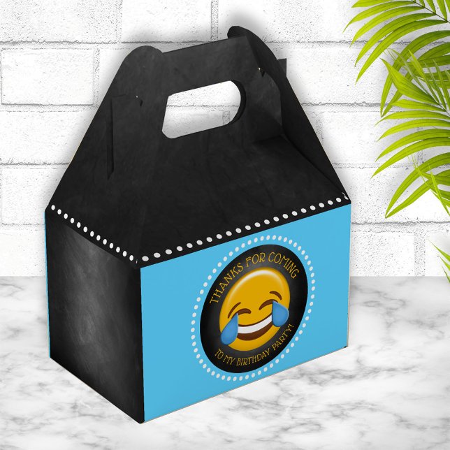 Cute Emoji Birthday Party Favor Boxes (Creator Uploaded)