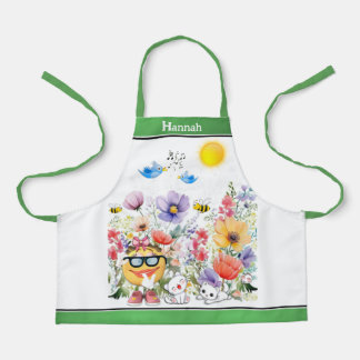 Cute Emoji Character Apron