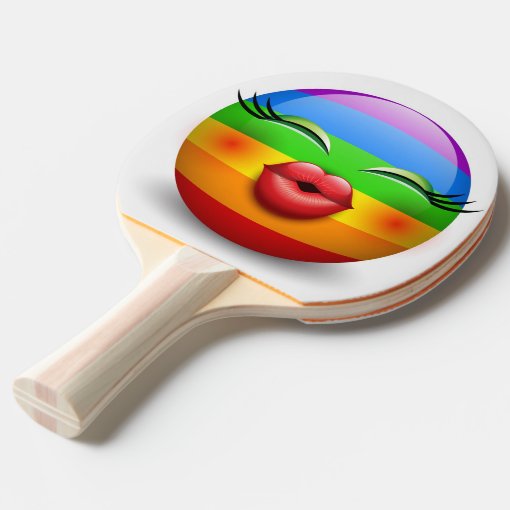 Cute Emoji Face Ping Pong Paddle Zazzle