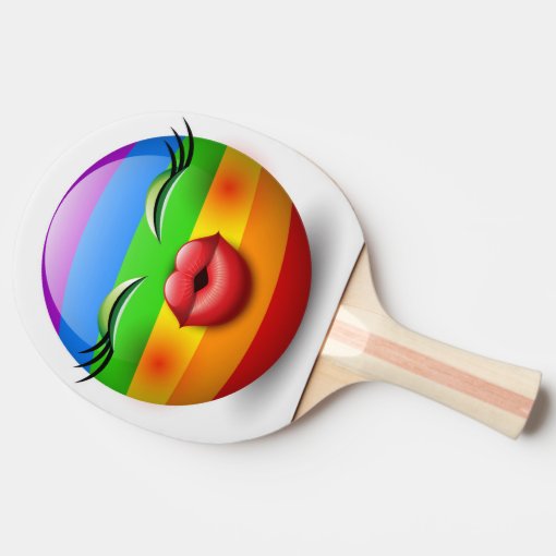 Cute Emoji Face Ping Pong Paddle Zazzle