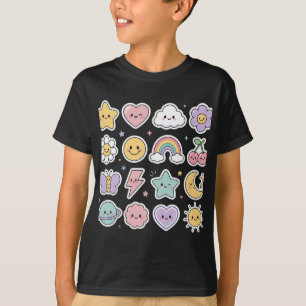 Cute Emoji Kids T-Shirt – Fun Smile Faces Cartoon