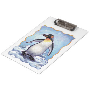 Cute Emperor Penguin Clipboard