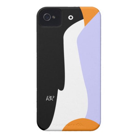 Cute Emperor Penguin Iphone 4 Case-mate Iphone 4 Case-mate Case