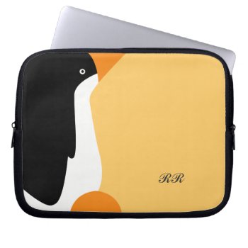 Cute Emperor Penguin Laptop Bag by DigitalDreambuilder at Zazzle