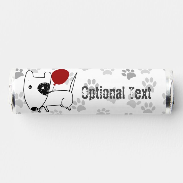 Cute English Bull Terrier   Breath Savers® Mints (Front)