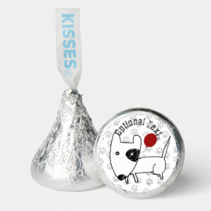 Cute English Bull Terrier Hershey®'s Kisses®