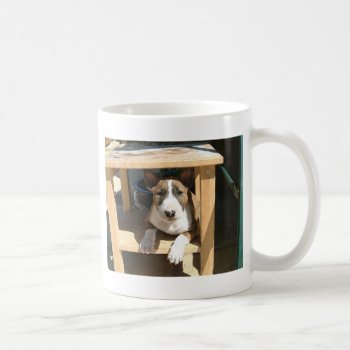 Cute English Bull Terrier Puppy Coffee Mug by Keltwind at Zazzle