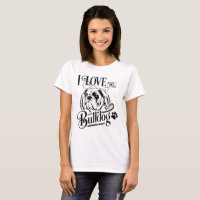 Cute  English Bulldog Mom Puppy Dog Mascot  Girls