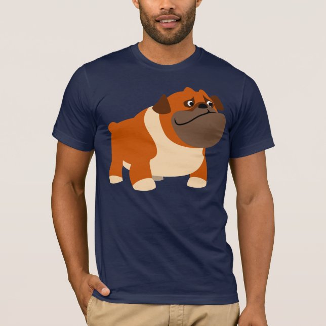 Cute English Bulldog T-Shirt (Front)