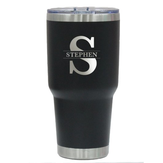 Cute Engraved 30 oz. Stainless Steel Tumbler (Black)