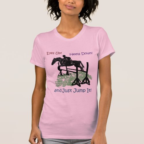 Cute Equestrian Horse Jumper T_Shirt