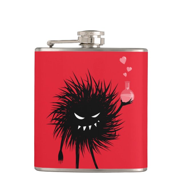 Cute Evil Character Love Potion Flask (Front)