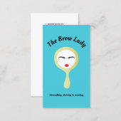 Cute Eyebrows Threading Brow Bar Business Card (Front/Back)