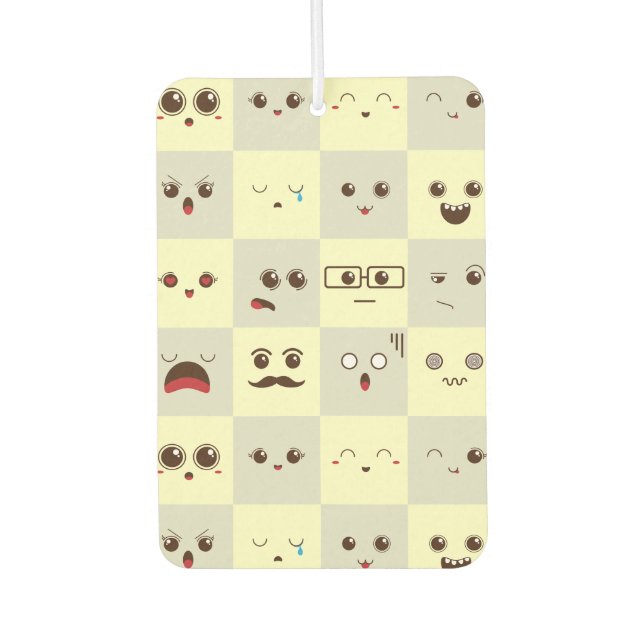 Cute face air freshener (Front)