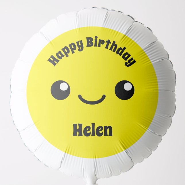 Cute face balloon (Front)
