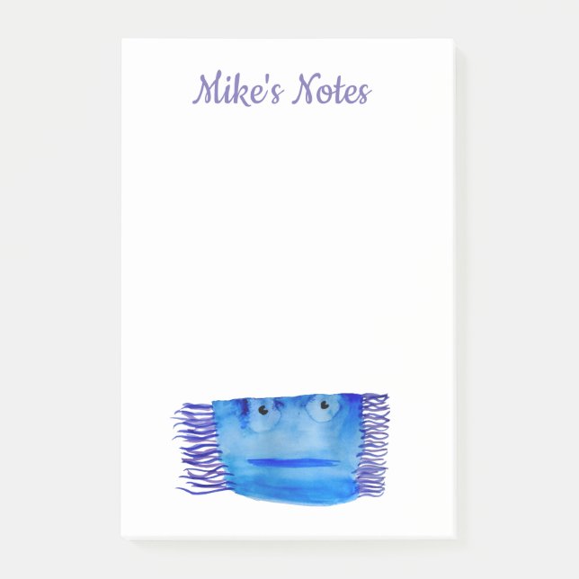 Cute Face flying rug Notes (Front)