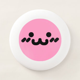 Cute Face Light Pink Wham-O Frisbee