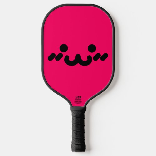 Cute Face Pink Pickleball Paddle