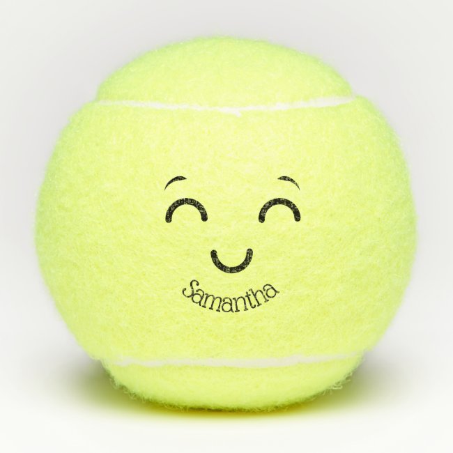 Cute Face Tennis Ball