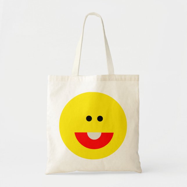 Cute Face Tote Bag (Front)