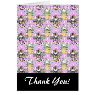 Cute Fairies and Stars and Moons Pattern Cards