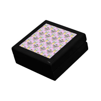 Cute Fairies and Stars and Moons Pattern Keepsake Box