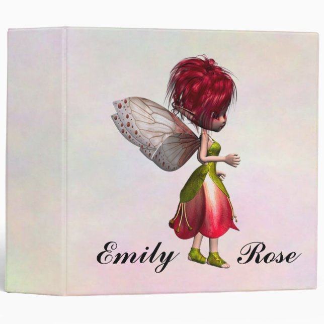 Cute Fairy 3 Ring Binder (Front/Spine)