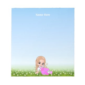 Cute Fairy and Flowers