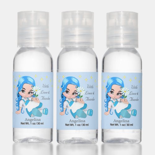 Cute Fairy Angel  Stars Birthday Party Favor Hand Sanitizer