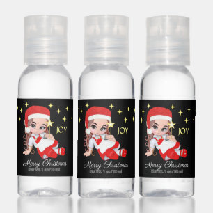 Cute Fairy Angel & Stars Christmas Hand Sanitizer