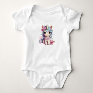 Cute Fairy Baby Unicorn Sparkling Fantasy Bodysuit
