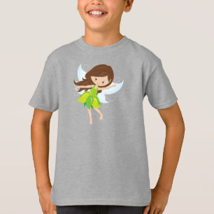 Cute Fairy, Brown Hair, Magic Fairy, Forest Fairy T-Shirt
