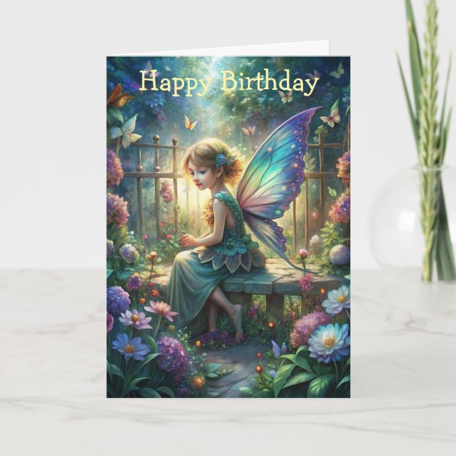 Cute Fairy  Card (Front)