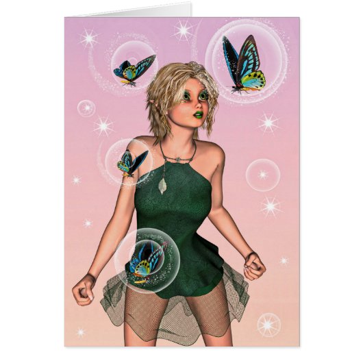 Cute Fairy Cards (Front)