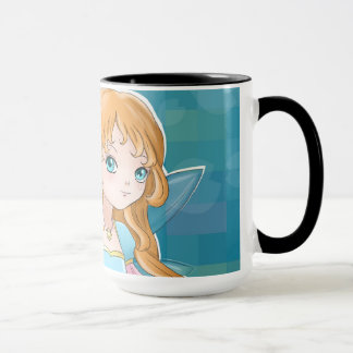 Cute fairy cartoon pattern coffee mug