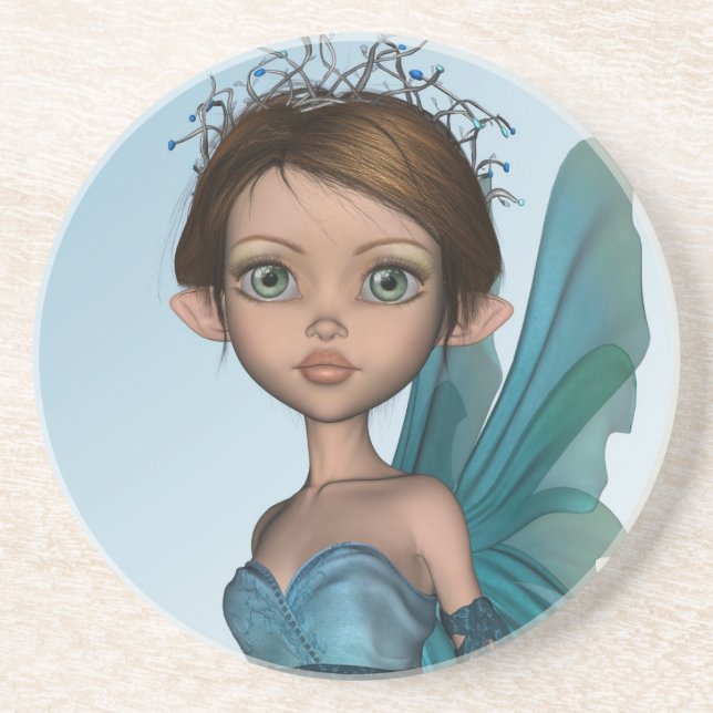 Cute Fairy Drink Coaster (Front)